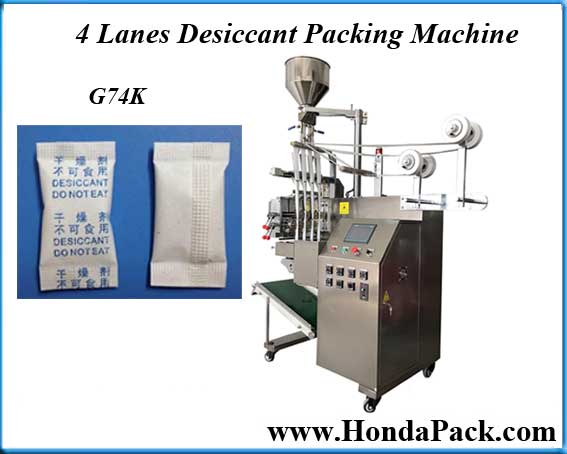 4 Lanes Desiccant and Silica Gel Packaging Machine