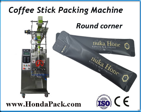 Ground Coffee Stick Packing Machine with round corner