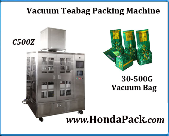 Vacuum tea pouch packing machine