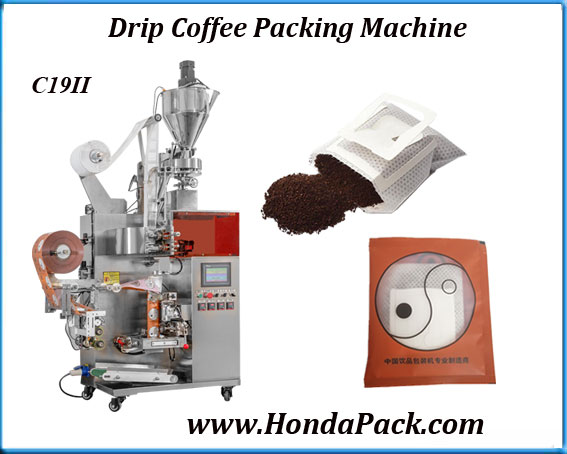 Ethiopia drip bag coffee packaging machine