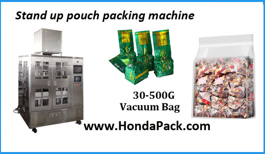 Vacuum tea pouch packing machine