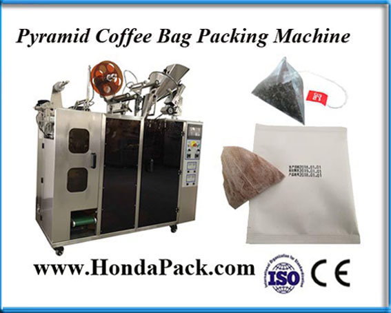 C21F Pyramid coffee bag packing machine with outer bag