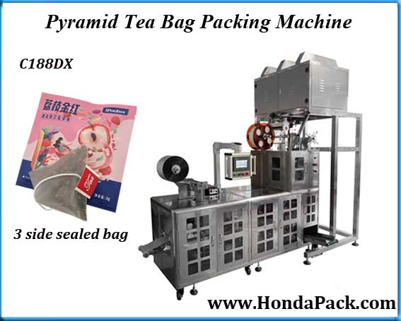 C188 sealing pyramid tea bag packing machine