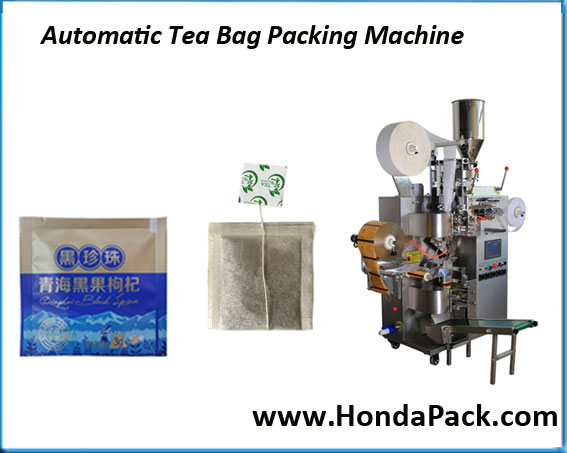 Loose leaf tea bag packing machine