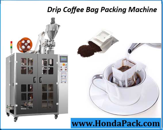 Vietnam drip coffee bag packing machine with outer envelope