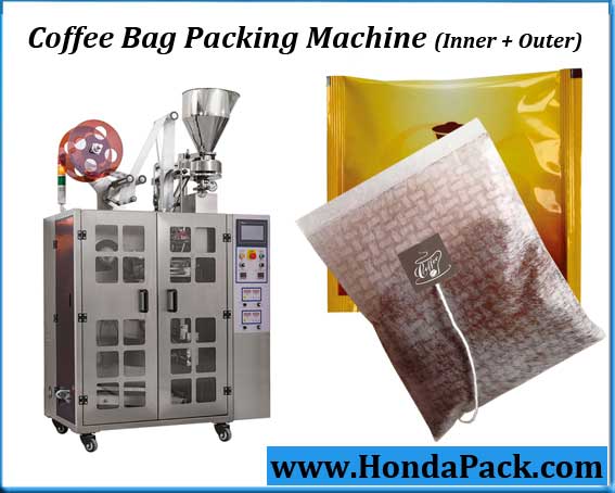 C19D Dip coffee bag packing machine with Thread and Tag
