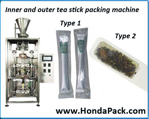 C22 Inner and outer stick packing machine with Perforated Hole & Biodegradable Tea Bag