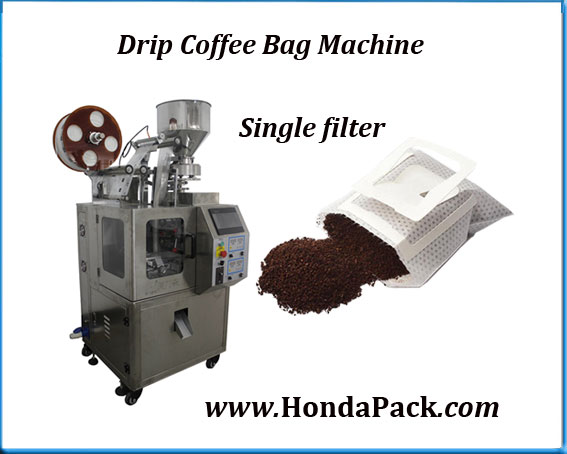 C20 Single drip coffee bag sealing machine & Empty drip coffee filter bag (No outer pouch)