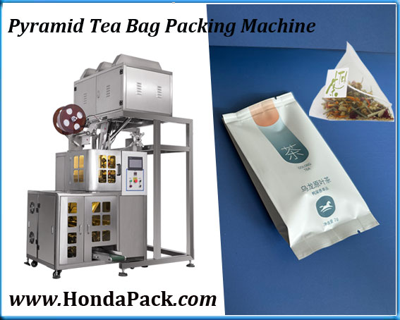Máquina envasadora de bolsitas de té pirámide