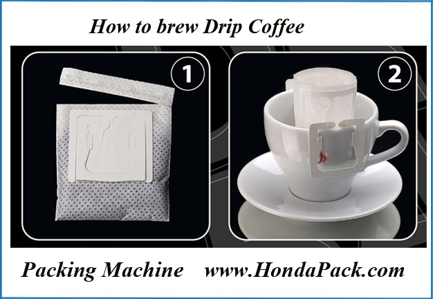 Drip coffee bag packing machine