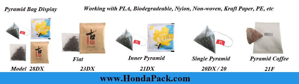 Pyramid shape tea bag packing machine,Triangle tea bag packaging machine