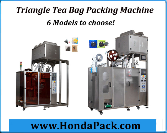 Pyramid tea bag packing machine