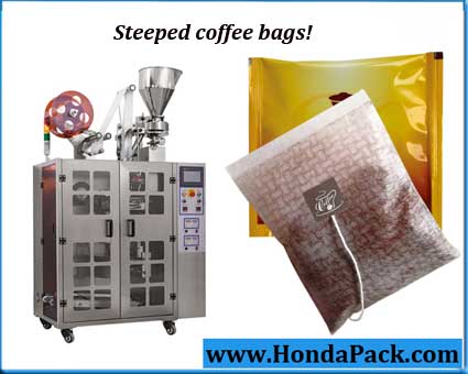Steeped coffee bags